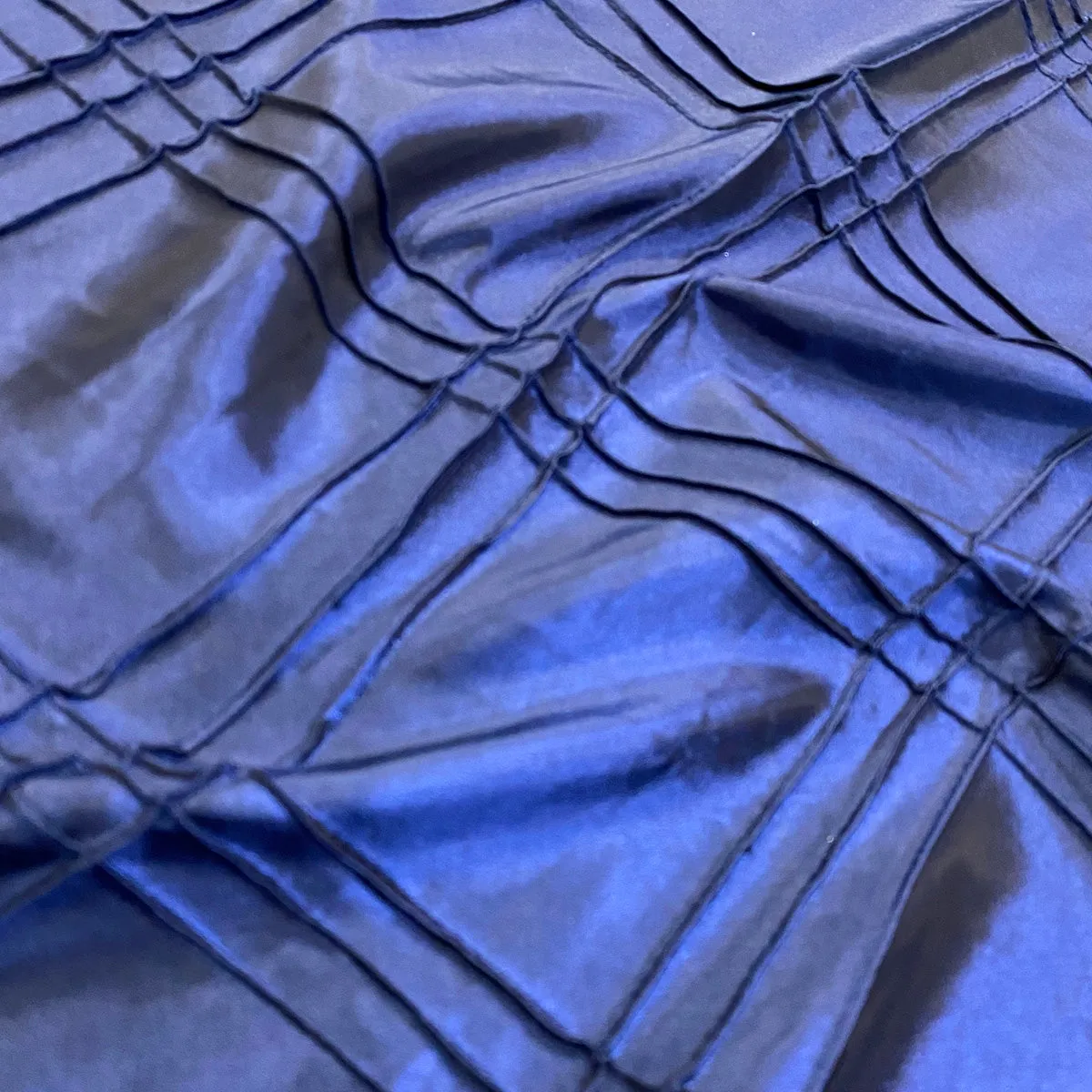 10pcs - Triple Pleat Pintuck Table Runner 20"x120" - Navy