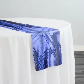 10pcs - Triple Pleat Pintuck Table Runner 20"x120" - Navy