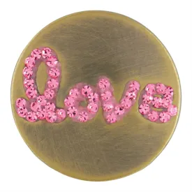 Antique Brass Pink Love Sugar Snap - Final Sale