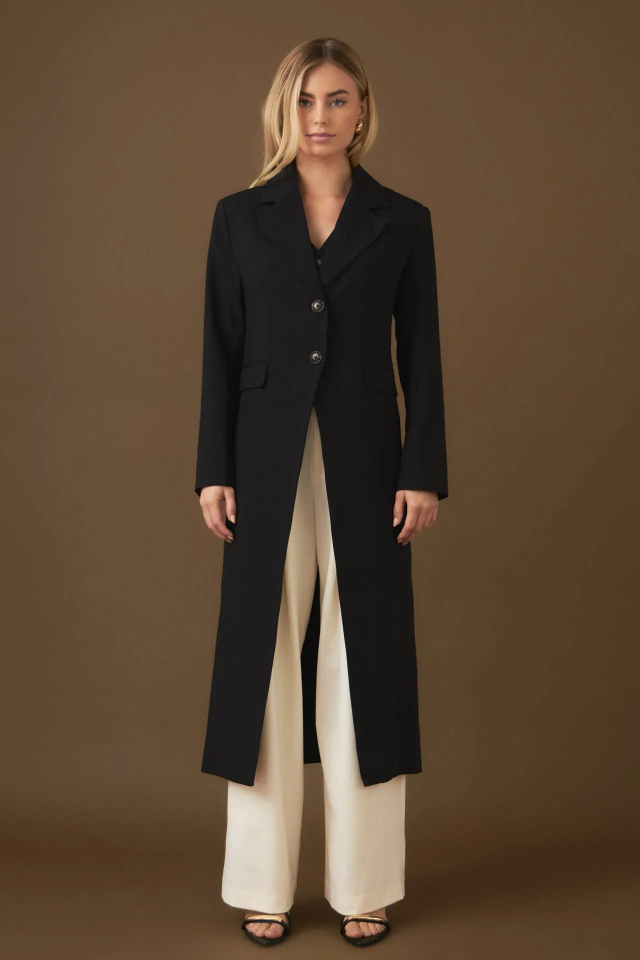 Endless Rose - Front Slit Long Jacket